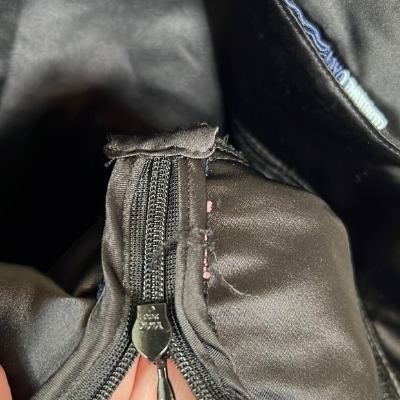 Parker Leona Zig Zag Halter Mini Dress Size 2 - Picture 11 of 15